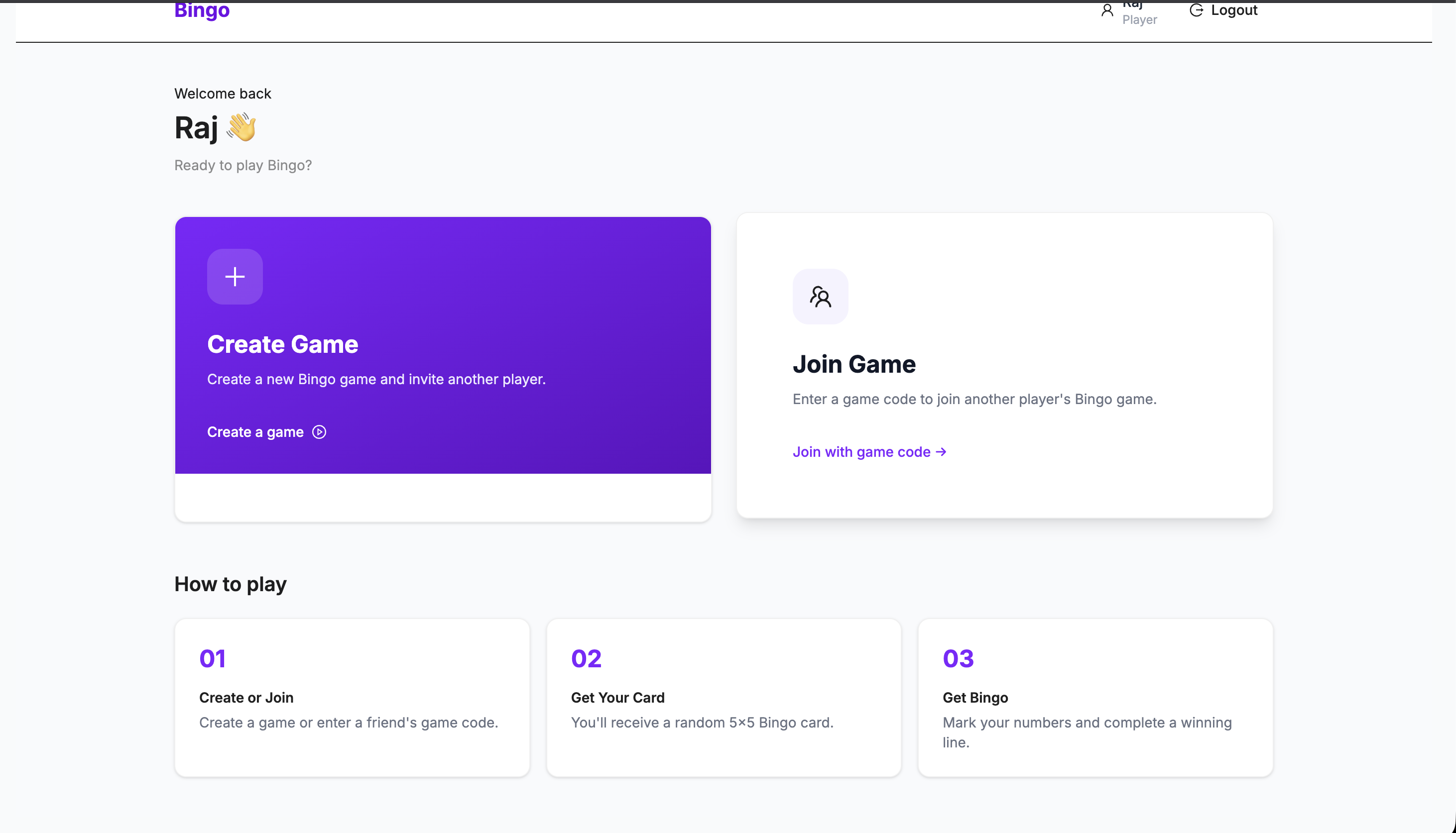 Bingo Game screenshot